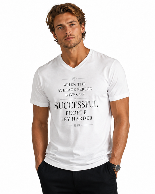 Unisex Short Sleeve V-Neck T-Shirt