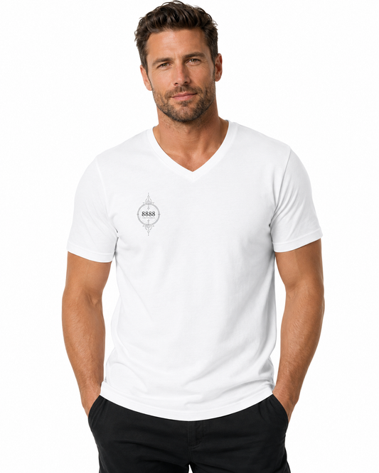 Unisex Short Sleeve V-Neck T-Shirt