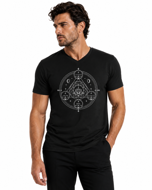 Unisex Short Sleeve V-Neck T-Shirt