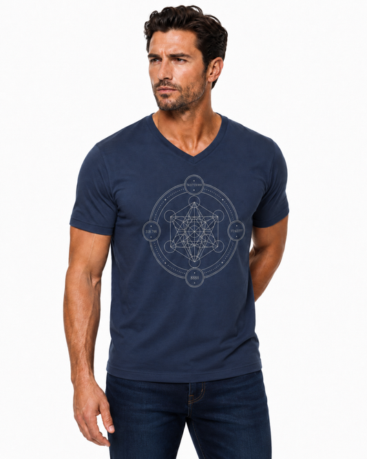 Unisex Short Sleeve V-Neck T-Shirt