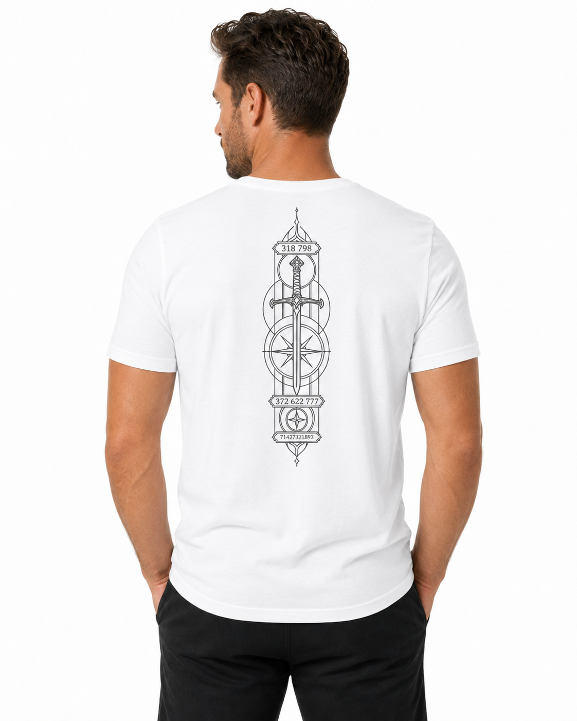 Unisex Short Sleeve V-Neck T-Shirt