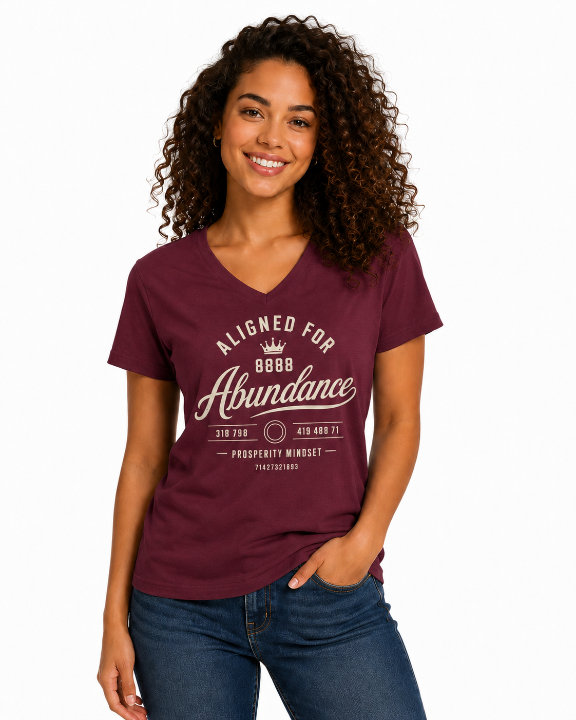 Women’s relaxed v-neck t-shirt