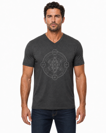 Unisex Short Sleeve V-Neck T-Shirt