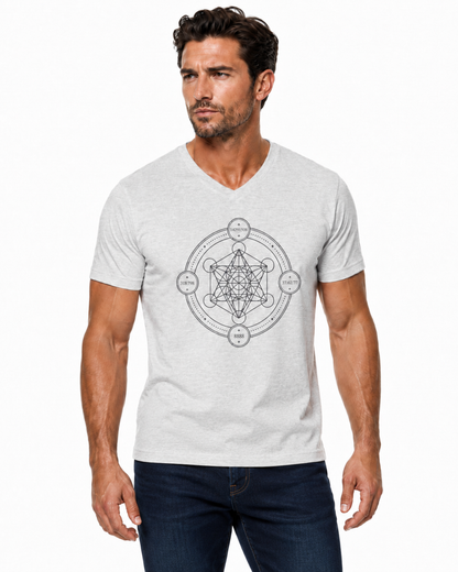 Unisex Short Sleeve V-Neck T-Shirt